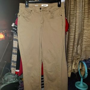 Sonoma, Skinny Mid Rise Khaki Jeans, Size 4